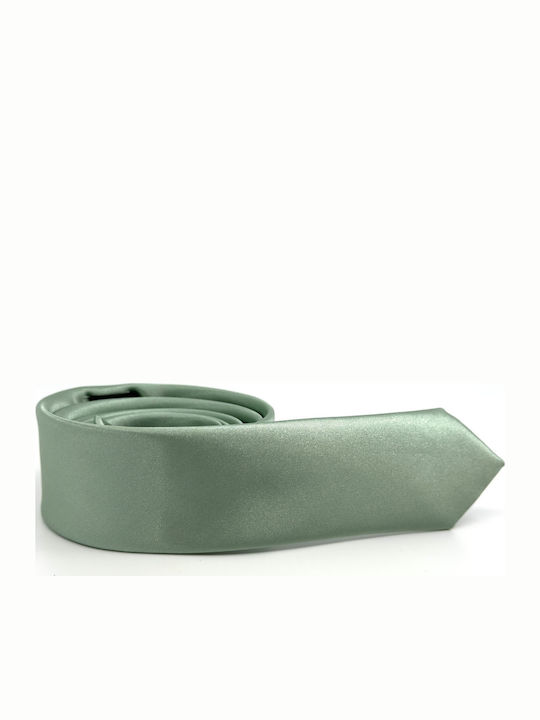Legend Accessories Σετ Ανδρικής Γραβάτας Μονόχρωμη σε Πράσινο Χρώμα