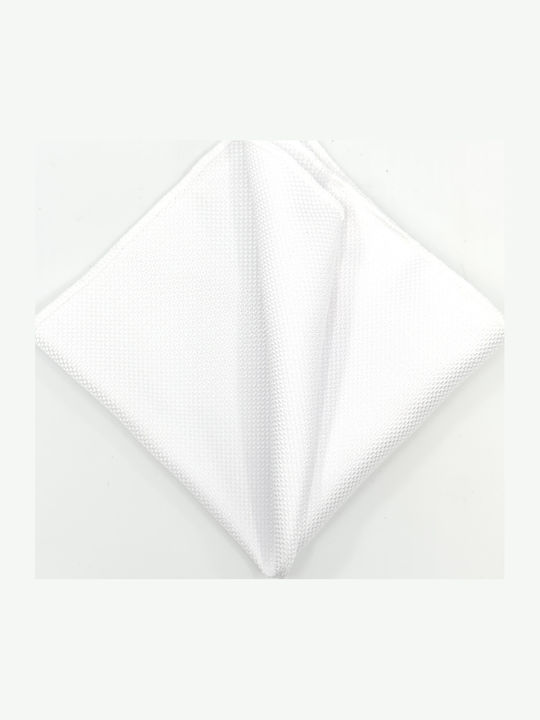 Legend Accessories Σετ Ανδρικής Γραβάτας Μονόχρωμη σε Λευκό Χρώμα
