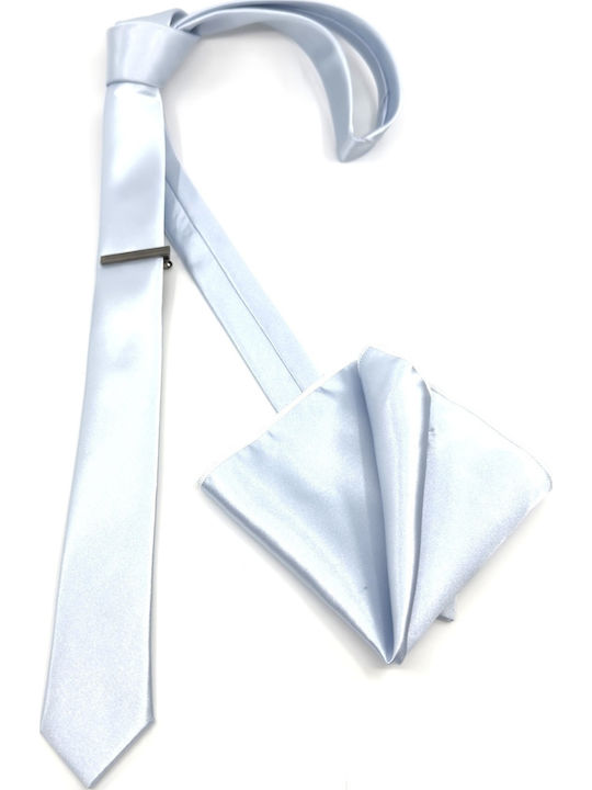 Legend Accessories Men's Tie Set Monochrome in Light Blue Color