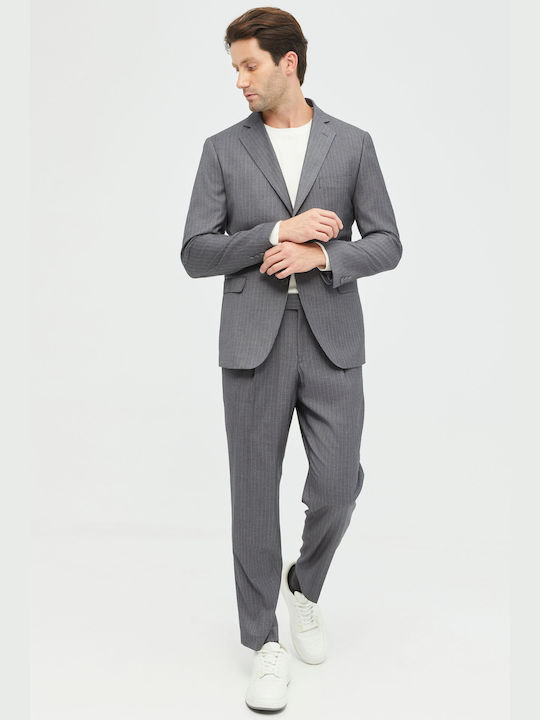 Aristoteli Bitsiani Men's Suit Slim Fit Greene