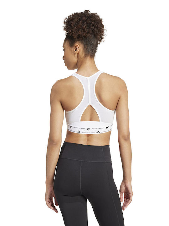 adidas Powerreact Bra Women's Sports Bra without Padding White/black