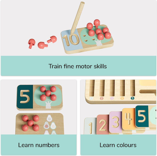 Topbright Fruit Trees Educational Game Knowledge made of Wood for 3+ years Years Old