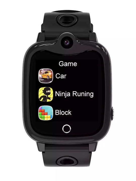 Nubi Kinder-Smartwatch 4G mit Kamera Schwarz