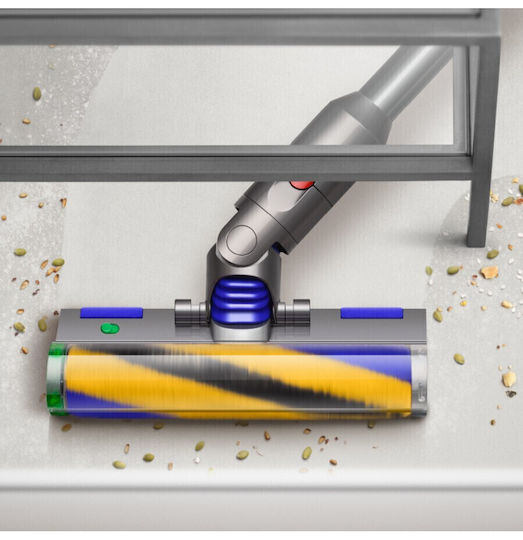 Dyson V12 Detect Slim Absolute (2023) Rechargeable Stick Vacuum 25.2V Yellow/Iron/Nickel