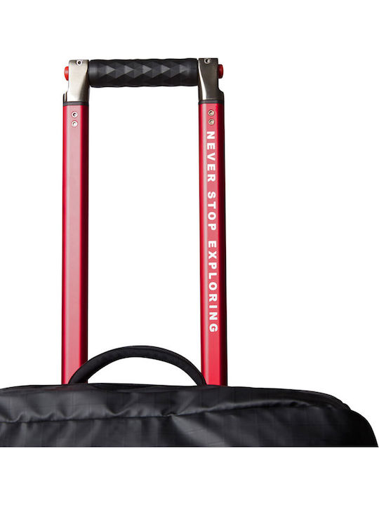 The North Face Base Camp Voyager Roler Mare Valiză De Călătorie Textilă Neagră Cu 4 Roți Înălțime 73 Cm