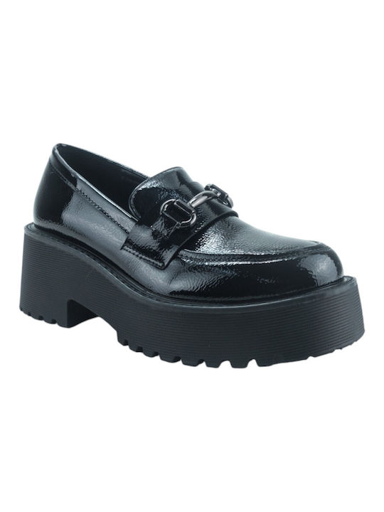 Plato Women's Loafers in Black Color