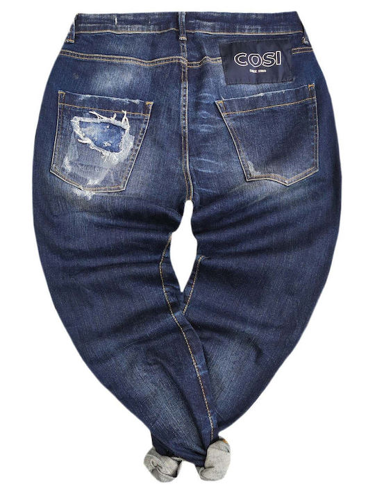 Cosi Jeans Pantaloni de Bărbați din Jean în Croială Normală Blue-karma-800