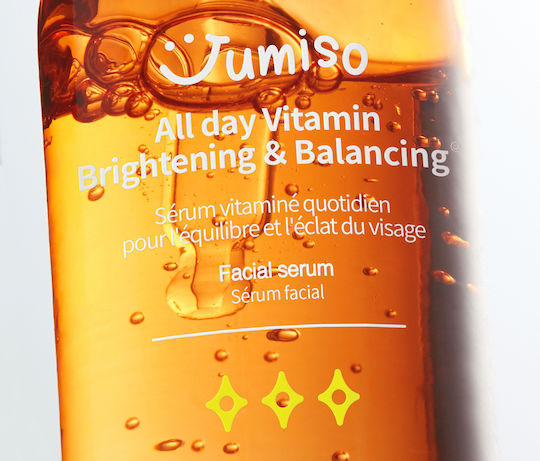 Jumiso All Day Vitamin Moisturizing Serum Face with Vitamin C & Hyaluronic Acid for Detoxification & Radiance 30ml