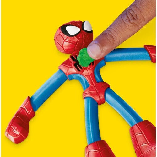 Hasbro Плей-Доу Пластелин - Игра Marvel Spider-Man Launch & Slice Battle Playset за 4+ години