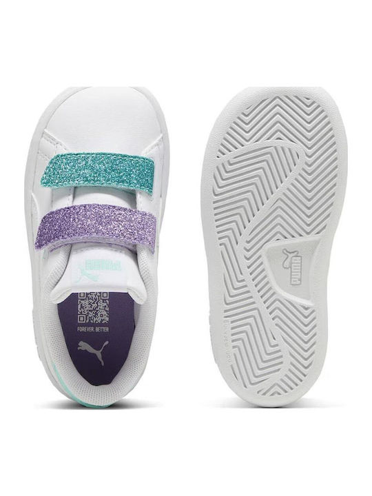 Smash 3.0 Kids Sneakers with Scratch White