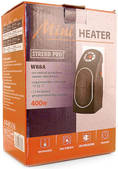 Strend Pro Mini heater Keramik Heizlüfter Wand 400W