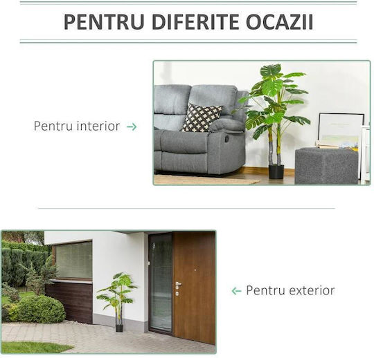 Plantă Artificială în Ghiveci Monstera Green 120cm