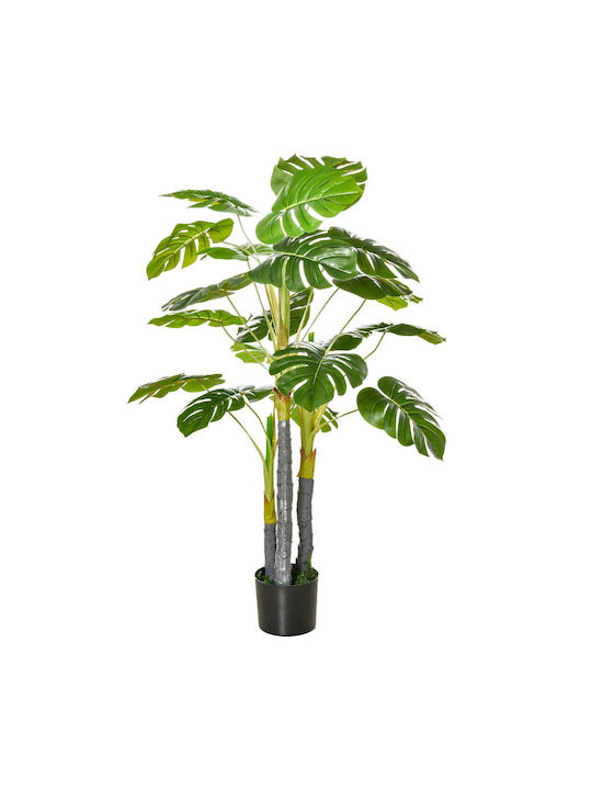 Изкуствено растение в саксия Monstera Green 120см