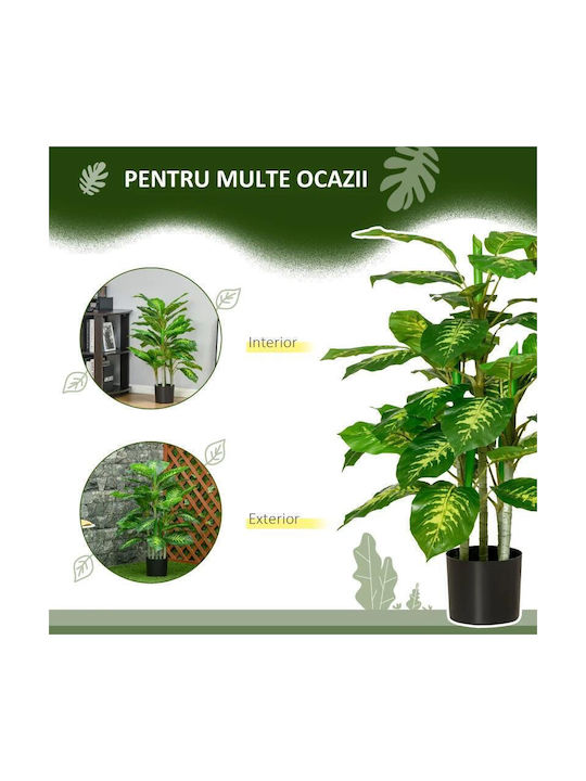 Künstliche Pflanze im Topf Grün 95cm