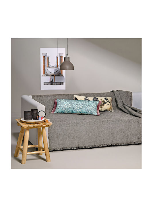 Kentia Kanon Ριχτάρι Τριθέσιου Καναπέ Chenille 180x300εκ. 12 Beige 000073496