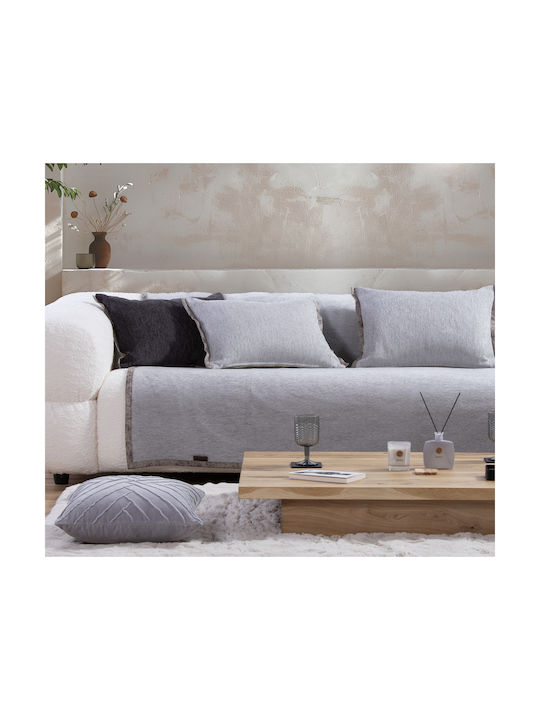 Nef-Nef Homeware Sofa Cushion Tanger Light Gray Ecru 40x55cm