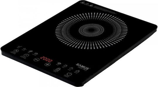 Samus Induction Countertop Single Burner Black