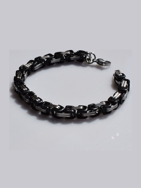 Bizoutaki Men's Steel Bracelet 20.5cm