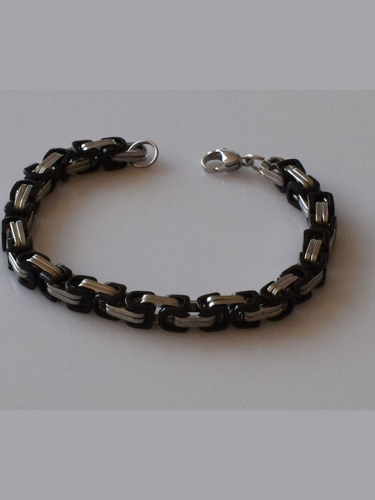 Bizoutaki Men's Steel Bracelet 20.5cm