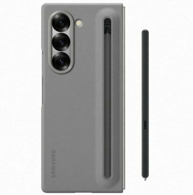 Samsung S Pen Case Back Cover Silicone Durable Gray (Galaxy Z Fold6)