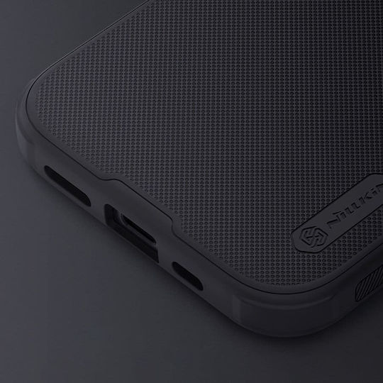 Nillkin Super Frosted Shield Pro Umschlag Rückseite Kunststoff Schwarz (iPhone 15 Pro)