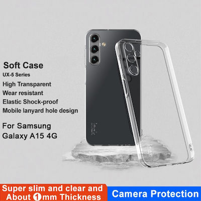 Imak Ux-5 Series Coperta din spate Silicon Transparent (Galaxy A15)