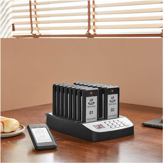 Wireless Customer Order Notification System for Restaurants 98 Channels 16 Devices Vevor Dcpqcqjxajfx2yzs0v2