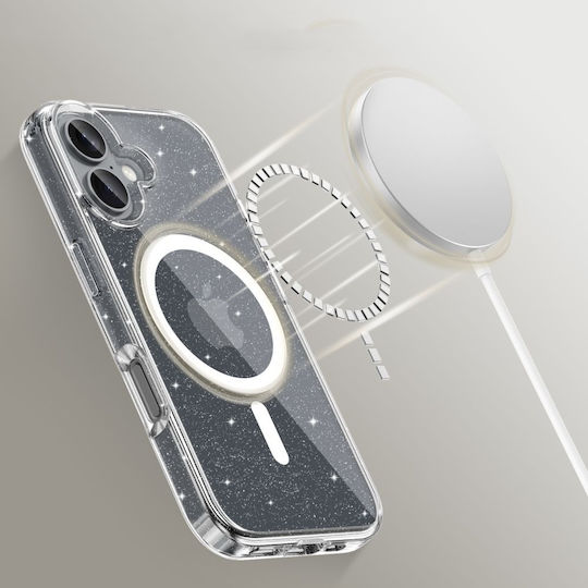 Tech-Protect Magmat Magsafe Задна корица Закалено стъкло 2мм Черен (iPhone 16)