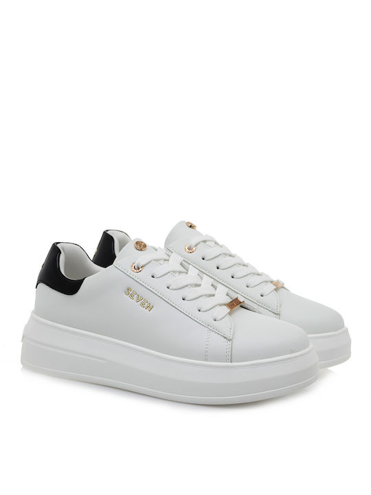 Seven Damen Sneakers White Black