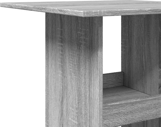 Sonoma Square Wooden Grey Bar Table Sonoma 60x60x102cm