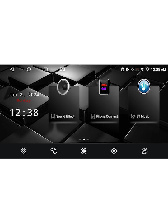Nakamichi Car Audio System for Opel Karl 2017-2019 (Bluetooth/USB/AUX/WiFi/GPS/Apple-Carplay/Android-Auto) with Touch Screen 9"