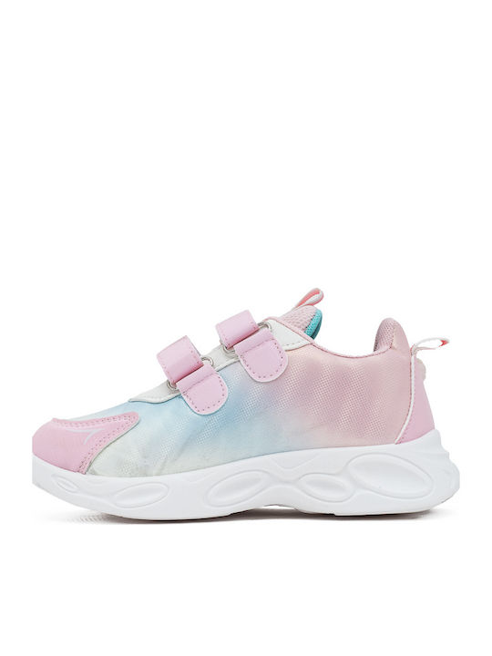 Παιδικά Sneakers με Σκρατς Ρόζ Λευκό