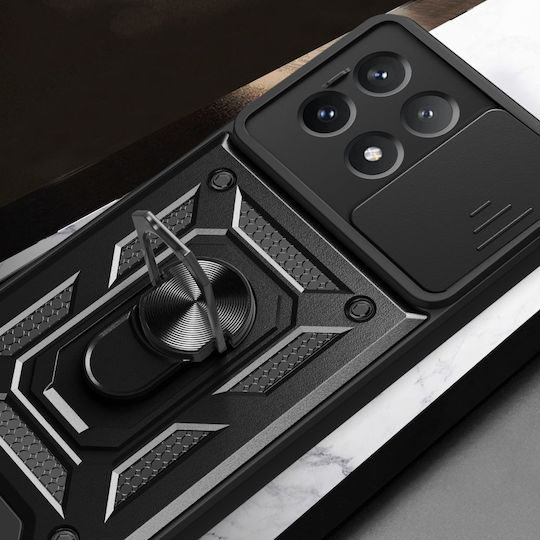 Techsuit Camshield Back Cover Πλαστικό / Σιλικόνης Μπλε (Poco F6 Pro)
