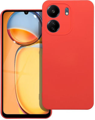 Back Cover Σιλικόνης Πορτοκαλί (Redmi 13C)