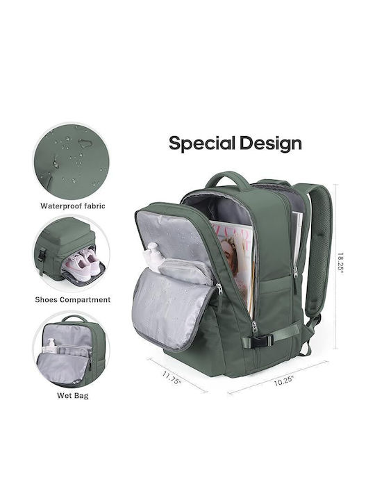 R&J Backpack Αδιάβροχο 32lt Πράσινο