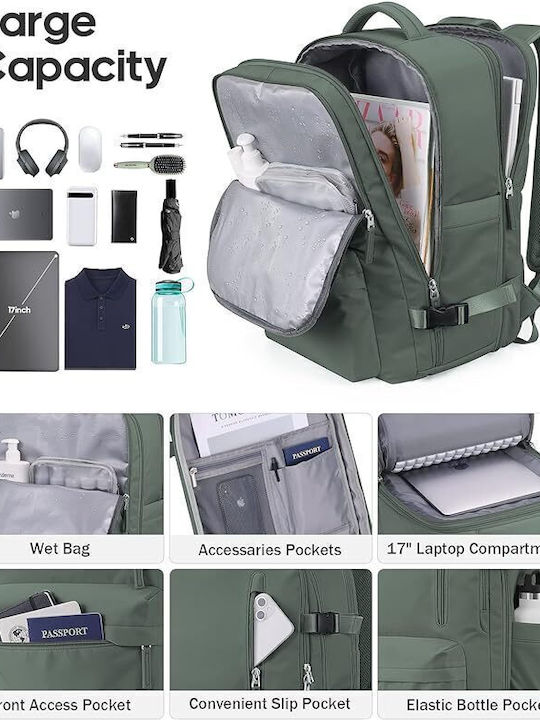 R&J Backpack Αδιάβροχο 32lt Πράσινο