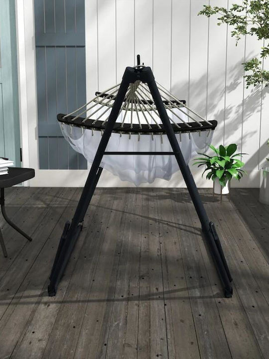 Αιώρα-Κάθισμα Υφασμάτινη με Βάση Γκρι 263x89x100εκ.