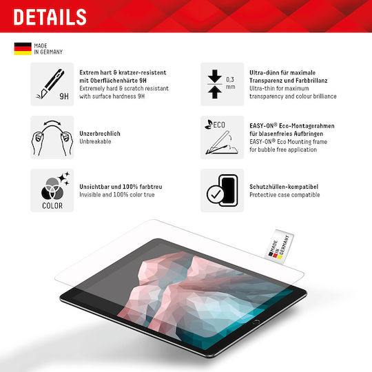 Displex Hybrid Glass 2d Tempered Glass (Samsung Galaxy Tab A9)