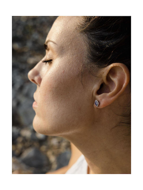 Themelidis Jewels Earrings made of Platinum with Stones