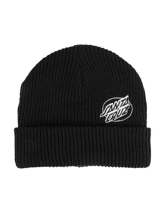 Santa Cruz Beanie Unisex Beanie Knitted in Black color