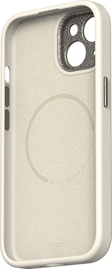 Moshi Napa Brieftasche Leder Gray (iPhone 15)