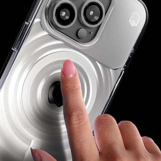 STM Back Cover Silicone Transparent (iPhone 15 Pro)