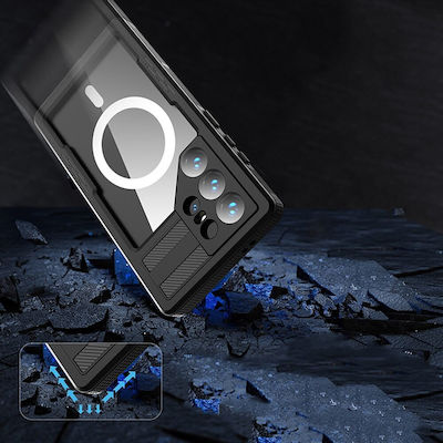 Shellbox Back Cover Silicone Waterproof Black (Galaxy S24 Ultra)