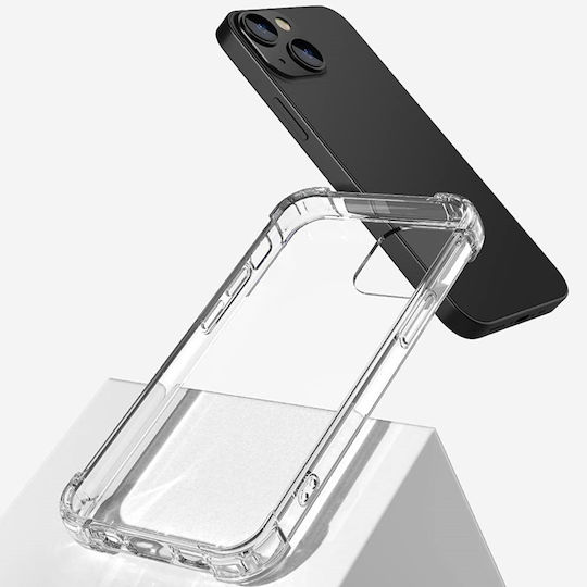 Techwave Antishock Задна корица Силикон 0.5мм Прозрачен (iPhone 12 / 12 Pro)