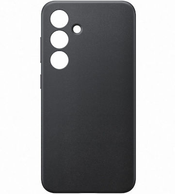 Samsung Vegan Leather Back Cover Δερμάτινο Ανθεκτικό Μαύρο (Samsung S24+)