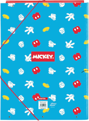 Mickey Mouse Clubhouse Fantastic Blue Red A4 Folder