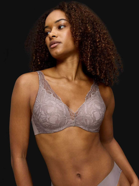 Body Make-up Illusion Minimizer Minimizer Bra Underwire Pigeon Grey