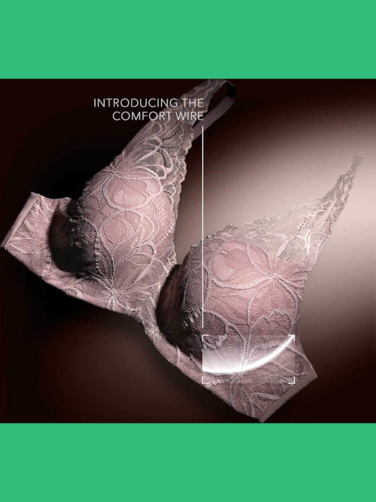 Body Make-up Illusion Minimizer Minimizer Bra Underwire Pigeon Grey