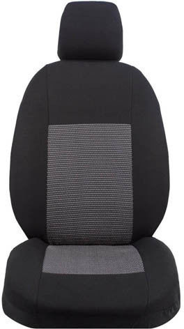 Auto Gs Auto Gs Car Seat Covers Set 4 Pieces Polyester Prime Full Black