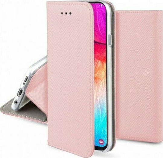Magnet Book Leather / Silicone Rose Gold (Huawei Y5 2019)